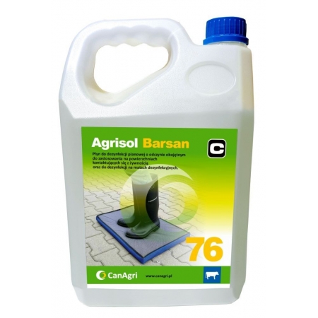 Preparat do mat dezynfekcyjnych Agrisol Barsan 76, koncentrat, 5 kg, Can Agri