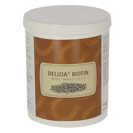 Delizia® Biotin pasza uzupełniająca dla koni Pellets 1 kg Kerbl