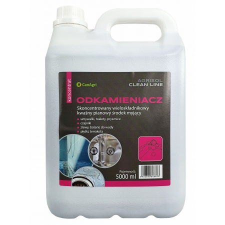 Środek Odkamieniacz Agrisol Clean Line, koncentrat, 5 l, Can Agri