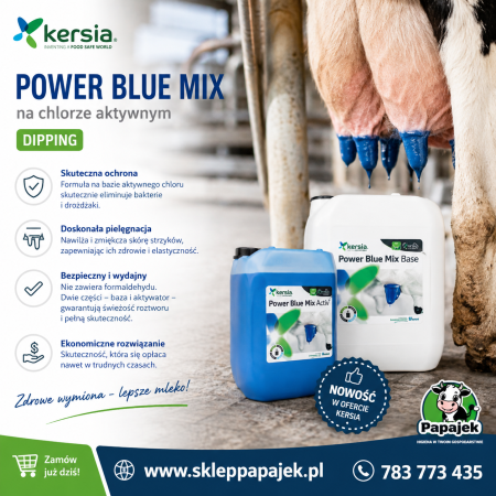 Power Blue mix kpl base 19kg activ 21kg chlor aktywny dwuskładnikowy
